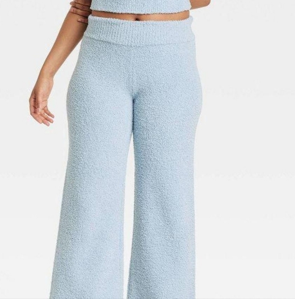 Stars Above Soft Wide Leg Pants Light Blue Sz XXL - NWT
